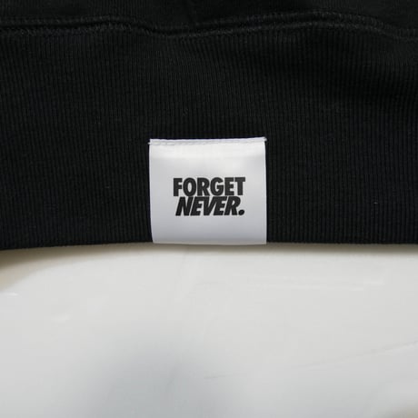 STRAIGHT LOGO HOODIE  (BLACK)