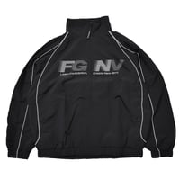 REFLECTIVE TRACK JACKET (BLACK)