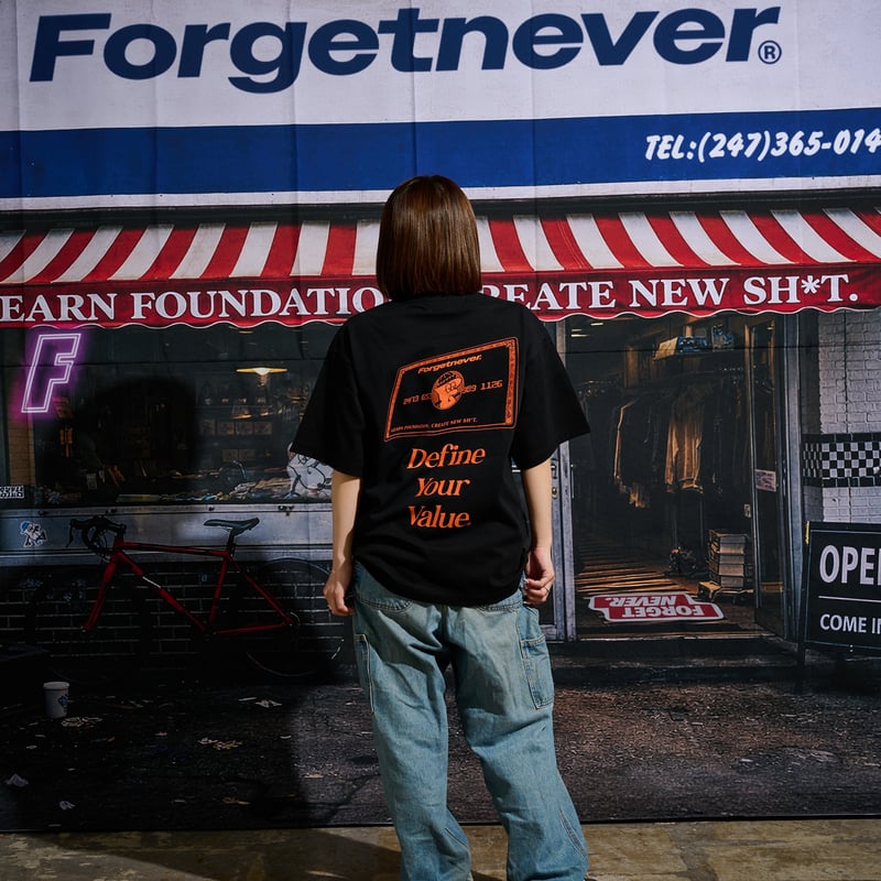 GET YOURS T-SHIRTS(BLACK) | FORGET NEVER CLOTHING.
