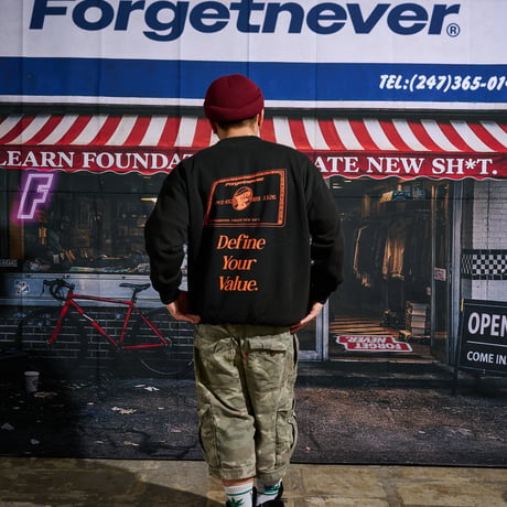 GET YOURS SWEAT SHIRTS(BLACK)