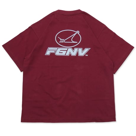 SUW WEAR×FORGET NEVER CLASSIC LOGO T-SHIRTS (BURGUNDY)