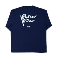 FLAG POINT x FORGET NEVER / OFFICIAL L/S TEE (NAVY)