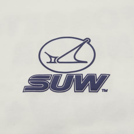 SUW WEAR×FORGET NEVER RINGER T-SHIRTS (NATURAL/BURGUNDY)