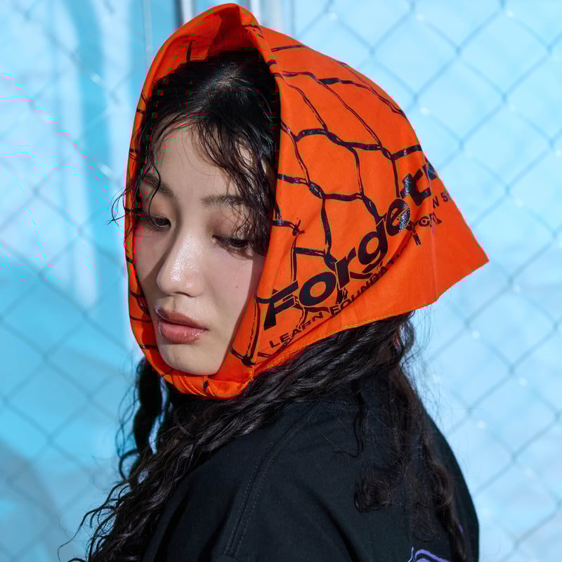 新品未使用 TIMEWORN CLOTHING BANDANA ORANGE BREAK THE RULE BANDANA (ORANGE) | FORGET NEVER