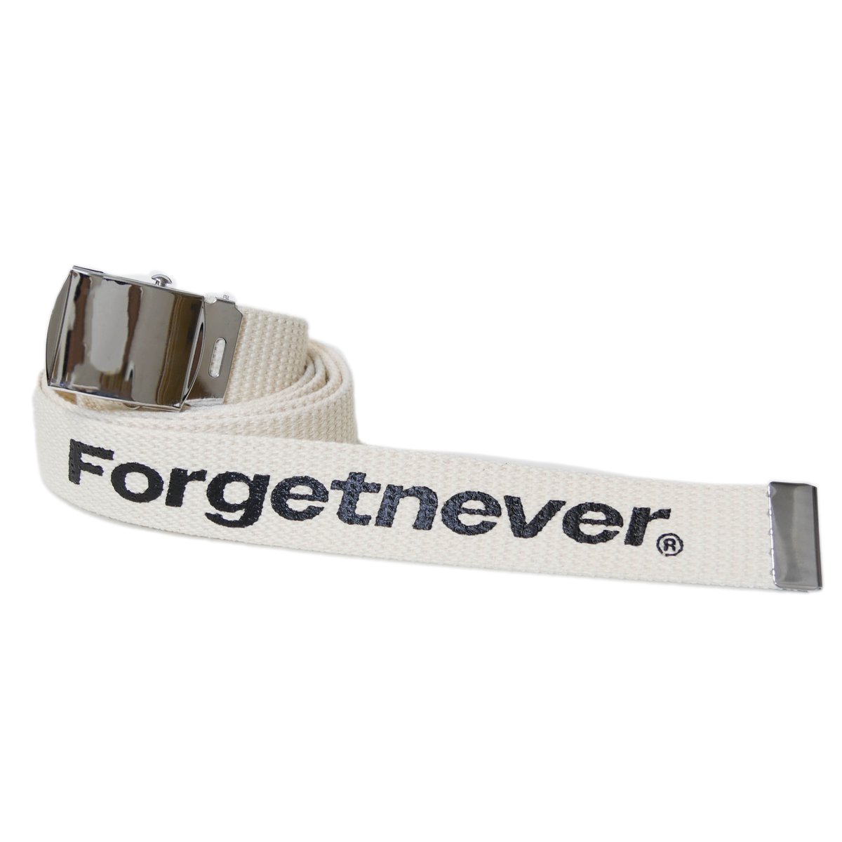 LOGO GACHA BELT (OFF WHITE) | FORGET NEVER CLOT