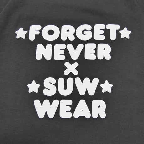 SUW WEAR×FORGET NEVER RINGER T-SHIRTS (SUMI/H.GRAY)