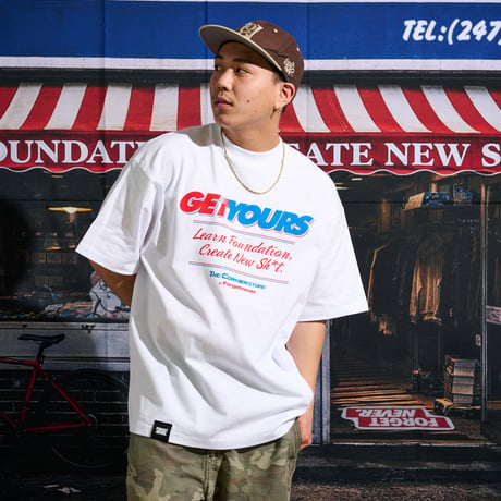 GET YOURS T-SHIRTS(WHITE)