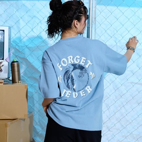 FLOW LIKE WATER T-SHIRTS (L.BLUE)