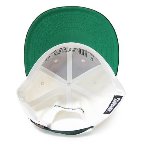 METAPHORICAL MOVES 6PANEL CAP"WINDMILL"(OFF WHITE/D.GREEN)