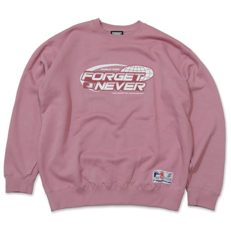 WORLD WIDE SWEAT SHIRTS (DUSTY PINK)