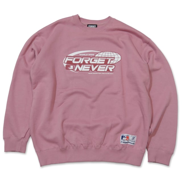 WORLD WIDE SWEAT SHIRTS (DUSTY PINK)