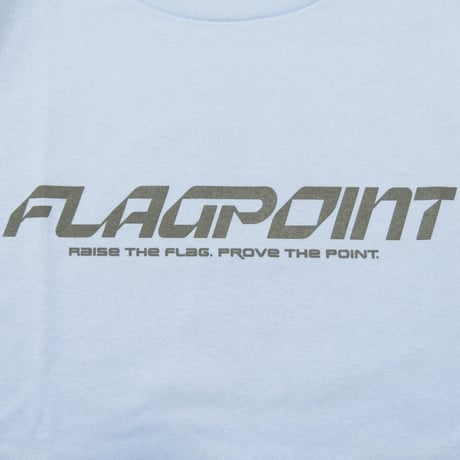 FLAG POINT x FORGET NEVER / RAISE TEE (SKY BLUE)