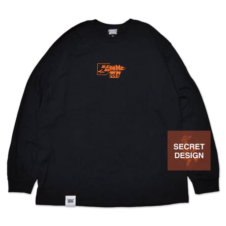 BBOY YU-KI & Taichi SIGNATURE MODEL "HAPPY FOOLS" L/S T-SHIRTS (BLACK)