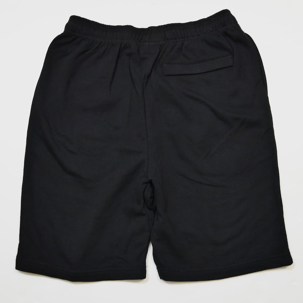 LOGO SWEAT SHORTS (BLACK) | FORGET NEVER CLOTHING.