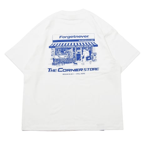 THE CORNER STORE T-SHIRTS(WHITE)
