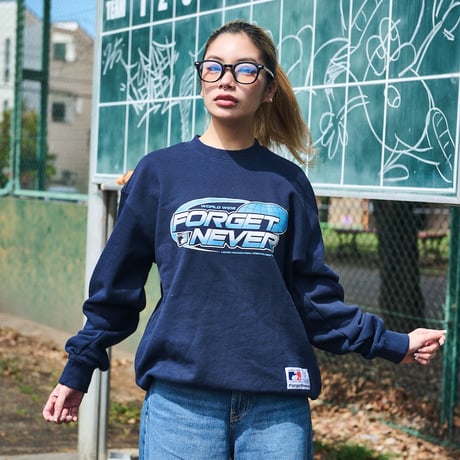 WORLD WIDE SWEAT SHIRTS (NAVY)