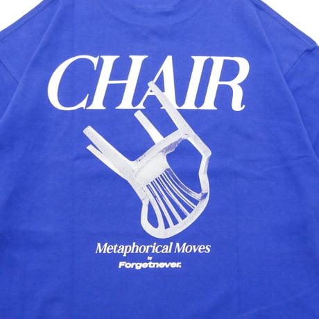 METAPHORICAL MOVES T-SHIRTS"CHAIR"(BLUE)