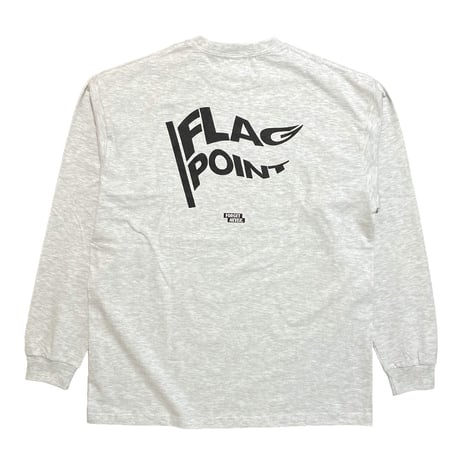 FLAG POINT x FORGET NEVER / OFFICIAL L/S TEE (ASH)