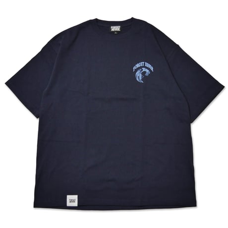 FLOW LIKE WATER T-SHIRTS (NAVY)