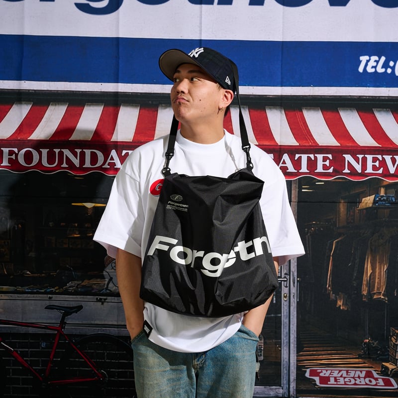 RIPSTOP 2WAY TOTE BAG(BLACK) | FORGET NEVER CLO