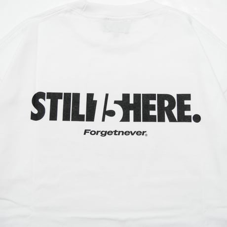 STILL HERE CLASSIC BOX LOGO T-SHIRTS(WHITE)
