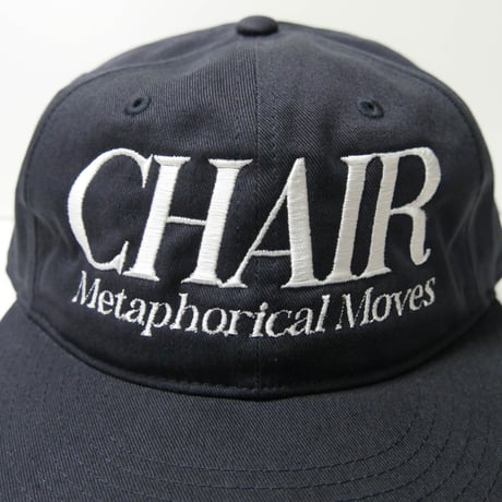 METAPHORICAL MOVES 6PANEL CAP"CHAIR"(NAVY)