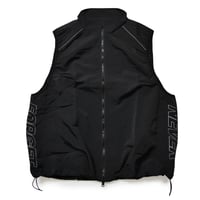SIDE LOGO NYLON VEST (BLACK)