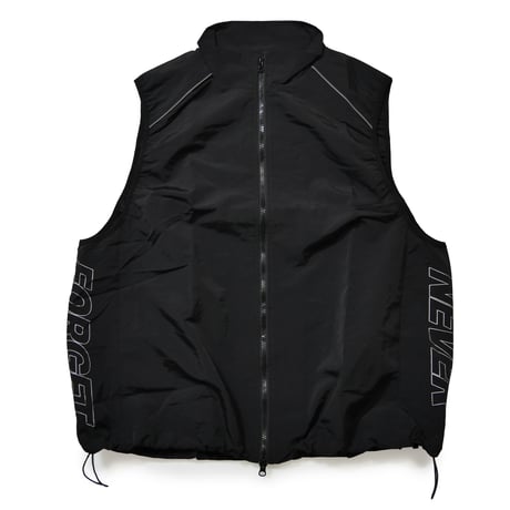 SIDE LOGO NYLON VEST (BLACK)
