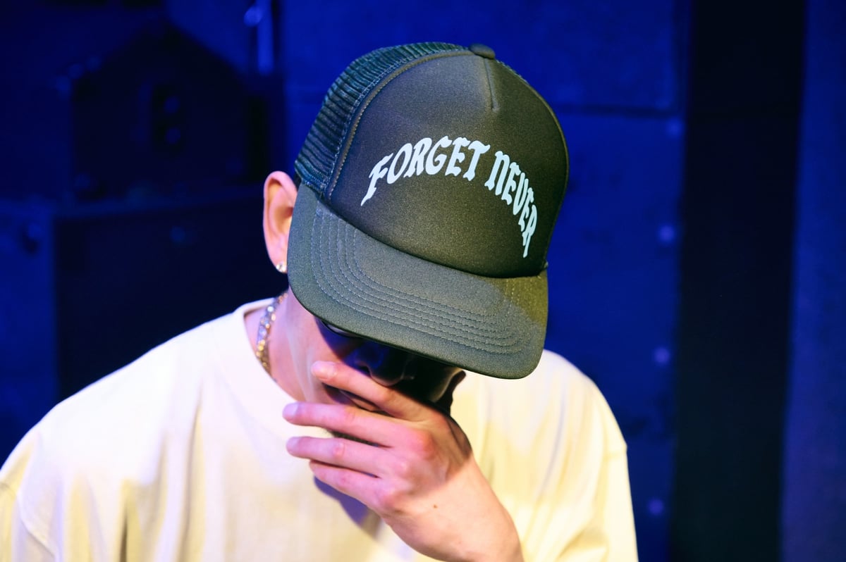 OLD ARCH LOGO MESH CAP (F.GREEN) | FORGET NEVER OLD ARCH LOGO MESH CAP (F.GREEN) | FORGET NEVER