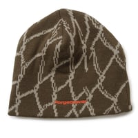 BREAK THE RULE BEANIE (BROWN)