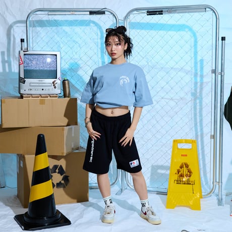LOGO SWEAT SHORTS (BLACK)