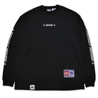 SUW WEAR×FORGET NEVER MOTO LONG SLEEVE T-SHIRTS (BLACK)