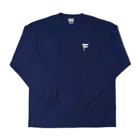 FLAG POINT x FORGET NEVER / OFFICIAL L/S TEE (NAVY)