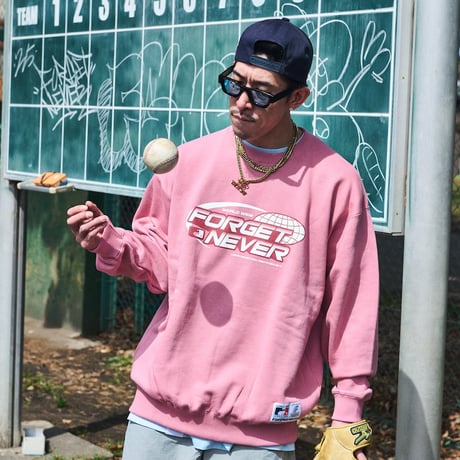 WORLD WIDE SWEAT SHIRTS (DUSTY PINK)