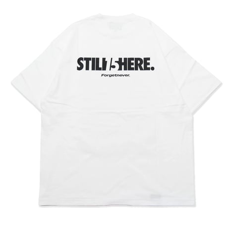 STILL HERE CLASSIC BOX LOGO T-SHIRTS(WHITE)