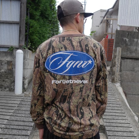 CLASSIC MOTOR LOGO CAMO L/S T-SHIRTS (BROWN TREE CAMO)