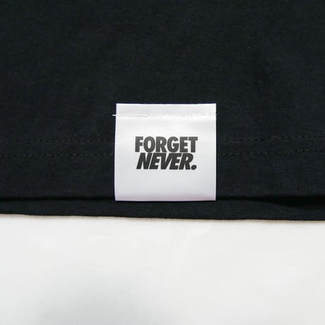 FLAG POINT x FORGET NEVER / RAISE TEE (BLACK)