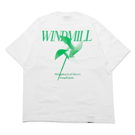 METAPHORICAL MOVES T-SHIRTS"WINDMILL"(WHITE)