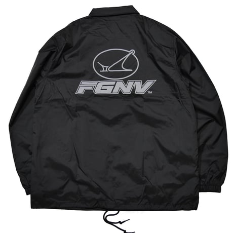 SUW WEAR×FORGET NEVER CLASSIC LOGO COACH JACKET (BLACK)