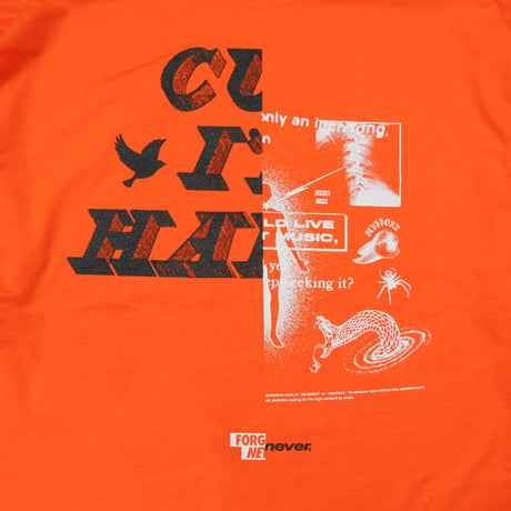 BBOY YU-KI & Taichi SIGNATURE MODEL "HAPPY FOOLS" L/S T-SHIRTS (ORANGE)