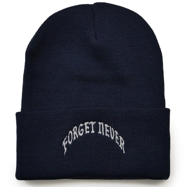 OLD ARCH LOGO BEANIE  (NAVY)