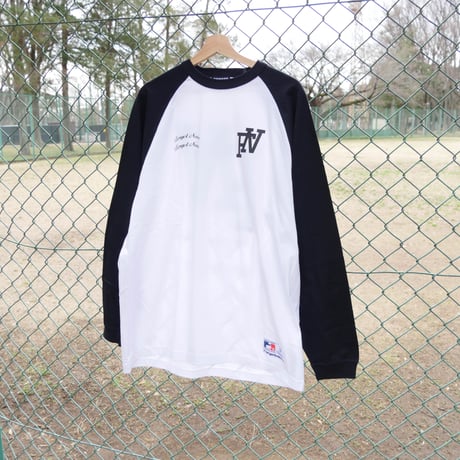 COAST TO COAST RAGLAN L/S T-SHIRTS (BLACK)