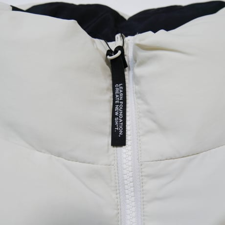 REVERSIBLE INNERCOTTON JACKET (BLACK/OFF WHITE)