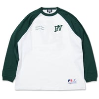 COAST TO COAST RAGLAN L/S T-SHIRTS (GREEN)