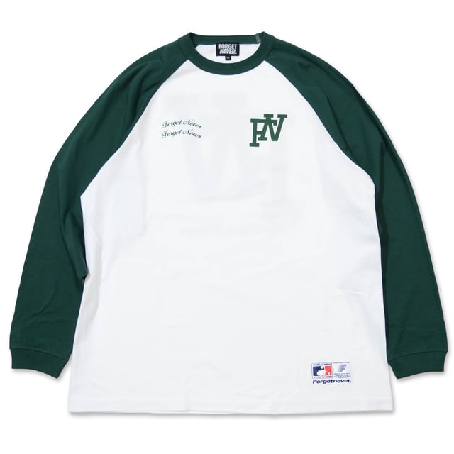 COAST TO COAST RAGLAN L/S T-SHIRTS (GREEN)