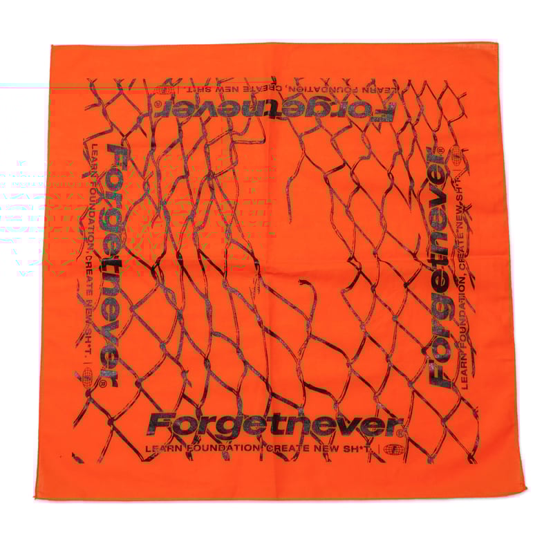 新品未使用 TIMEWORN CLOTHING BANDANA ORANGE BREAK THE RULE BANDANA (ORANGE) | FORGET NEVER