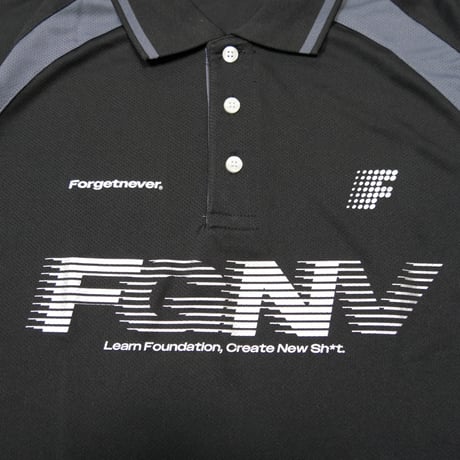 ACTIVE GAME POLO T-SHIRTS (BLACK)