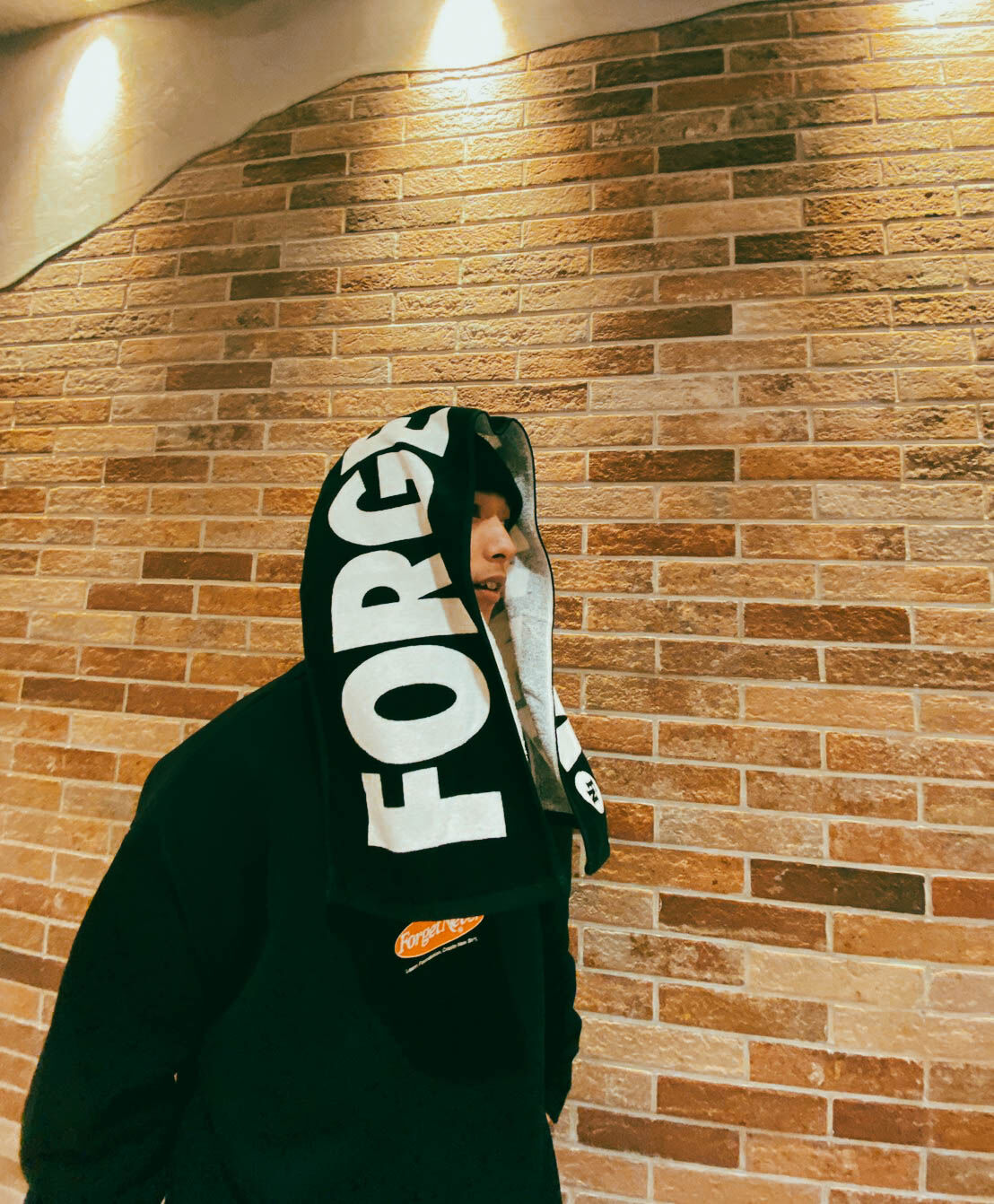 ねむねむ RAZOR パーカー、シャツ、タオル、CD、DVD、チェキ LOGO MUFFLER TOWEL (BLACK) | FORGET NEVER CLOTH