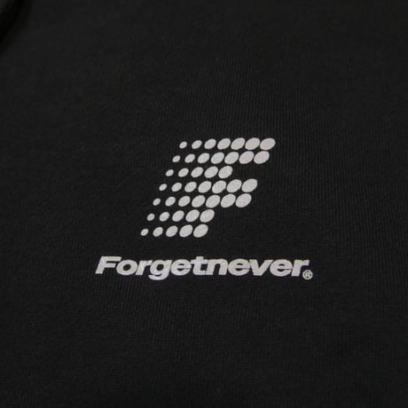 F DOTS LOGO ZIP UP HOODIE (BLACK)