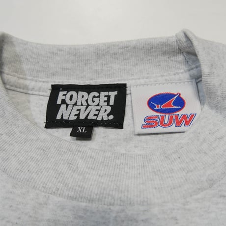 SUW WEAR×FORGET NEVER MOTO LONG SLEEVE T-SHIRTS (ASH)